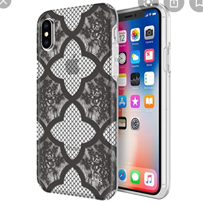 Kendall + Kylie Black Lace Nwt Iphone X Case